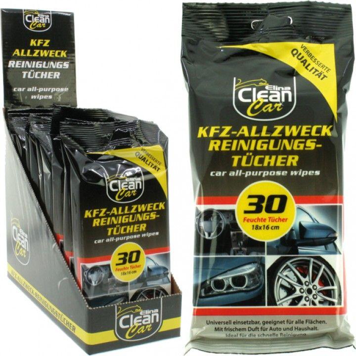 Image du produit Elina Lingettes humides pour voiture
