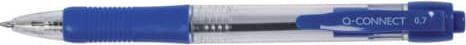 Actual product image Q-Connect Ballpoint pen with retractable mechanism (Blue, 10 x)