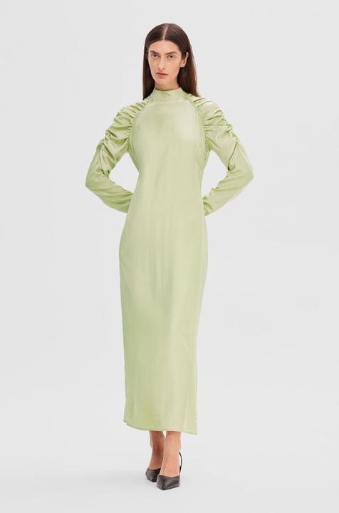 Actual product image Selected Femme Satin Maxi Dress (36)