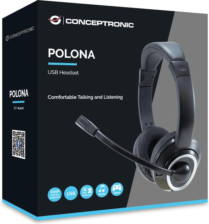 Actual product image Conceptronic Polona POLONA01B (Cable, USB-A)