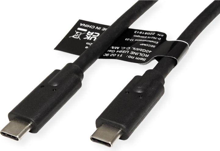 Produktbild Roline USB C – USB C (0.50 m, USB 4.0)