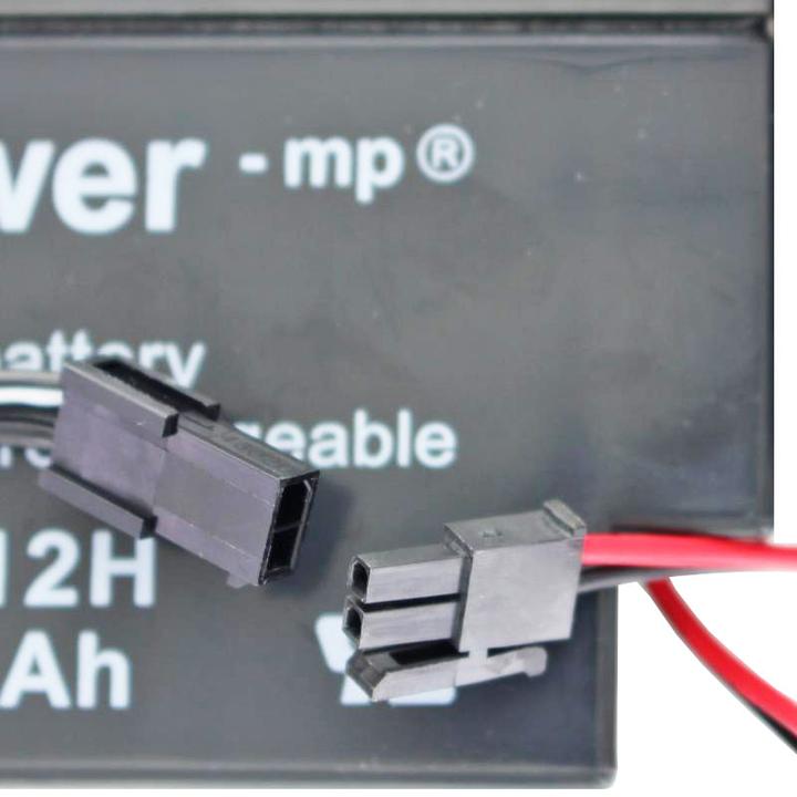Actual product image XCell Ladegerät inklusive 1 Akku passend für den Multipower Bleiakku MP0.8-12H Heim und Haus (1 pcs., 800 mAh, Battery + charger)