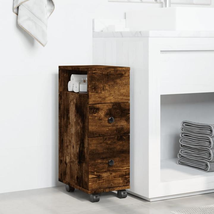 Immagine prodotto VidaXL Mobile bagno stretto con rotelle