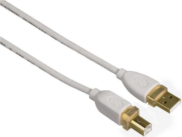 Produktbild Hama USB-2.0-Kabel vergoldet & doppelt geschirmt (3 m, USB 2.0)