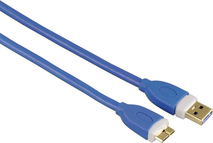 Actual product image Hama Micro USB 3.0 cable double shielded (1.80 m, USB 3.0)
