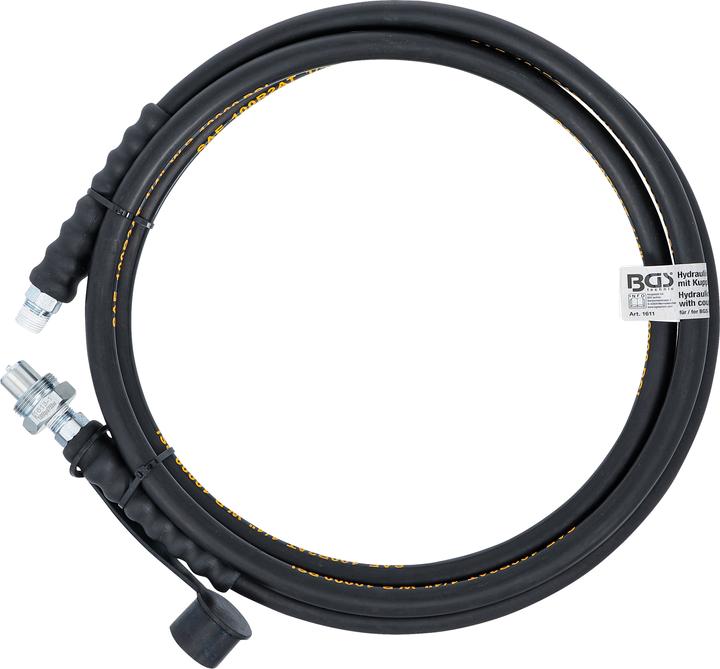 Actual product image BGS Hydraulic Hose with Coupling 1.8 m