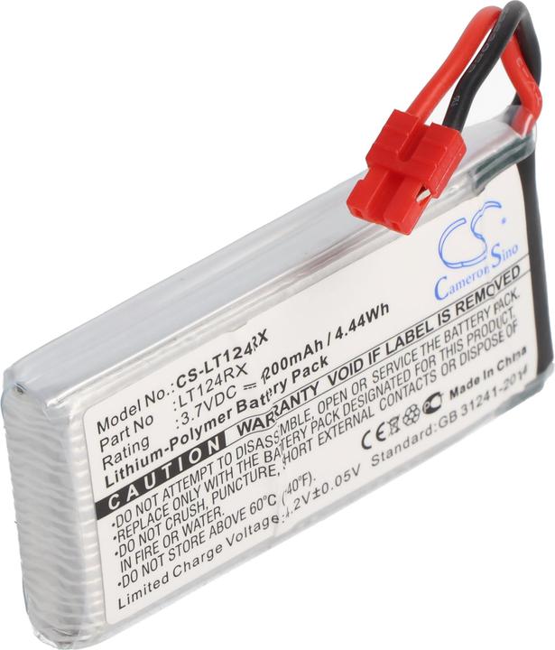 Immagine prodotto AccuCell Batteria ai polimeri di litio - 1200mAh (3,7V) - per modelli come Syma X5HC (3.70 V, 1200 mAh)
