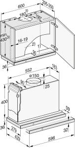 Image du produit Miele DAS 4630 (Hotte écran plat)