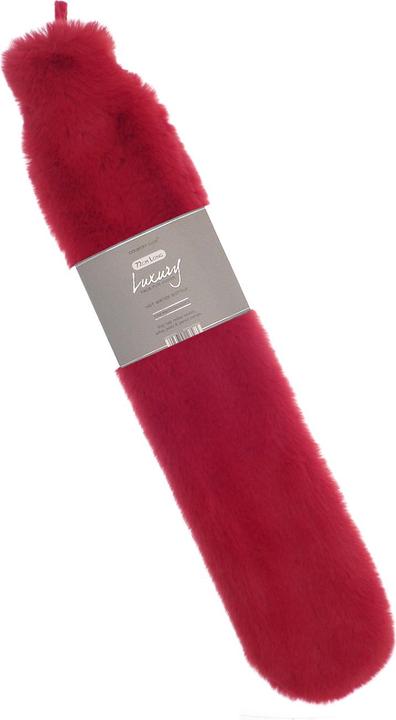 Actual product image Ribbon Super Luxury Long Faux Fur Hot Water Bottle And Cover (2 l)