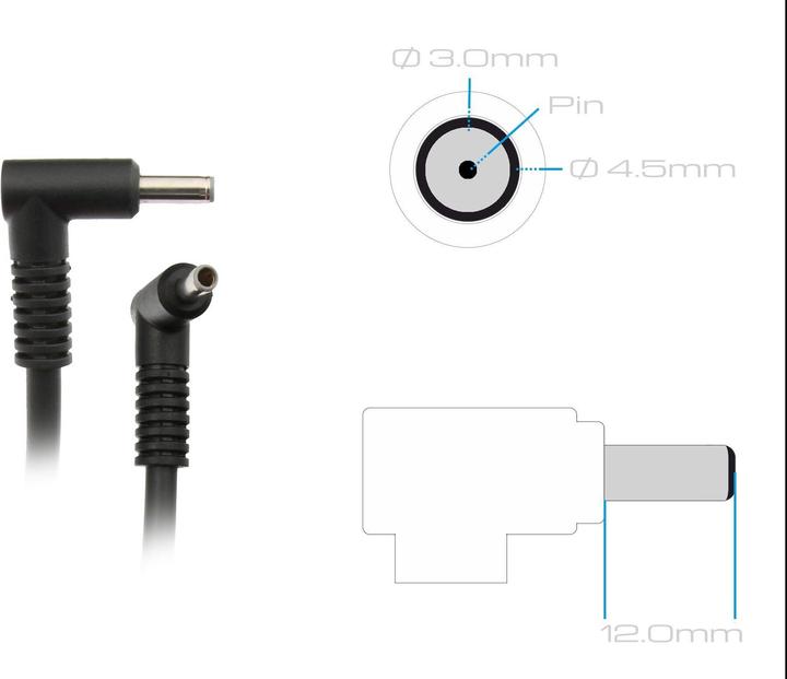 Produktbild HP ZBook 230W Slim Smart 4,5mm AC Adapter (230 W)