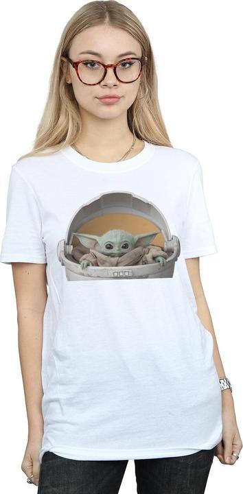 Immagine prodotto Star Wars The Mandalorian The Child Pod Maglietta Ampia Donna (5XL)