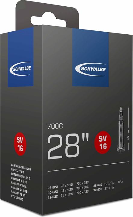 Schwalbe Schlauch SV16 (Presta (SV), 28", 40 mm)