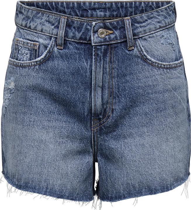 Only ONLGABI Hohe Taille Normal geschnitten Jeans-Shorts Jeans-Shorts