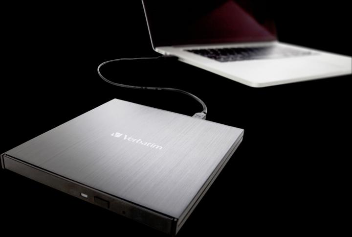 Actual product image Verbatim Slimline (DVD drive, CD burner, CD drive, DVD writer, Blu-ray burner, Blu-ray drive)