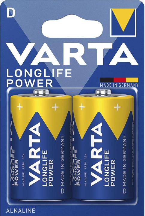 Image du produit Varta LONGLIFE Power (2 pcs, D, 16500 mAh)