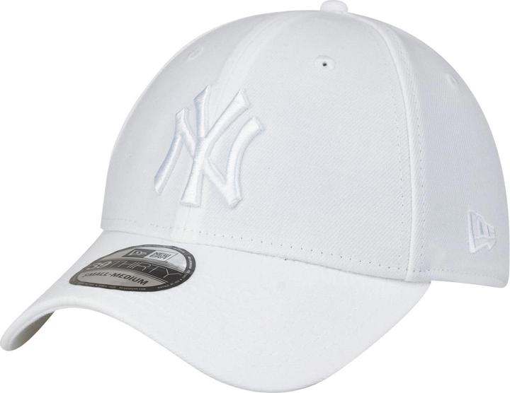 New Era 39Thirty Stretch Cap - New York Yankees weiss - S/M