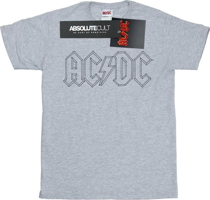 AC/DC Black Outline Logo TShirt Jungen