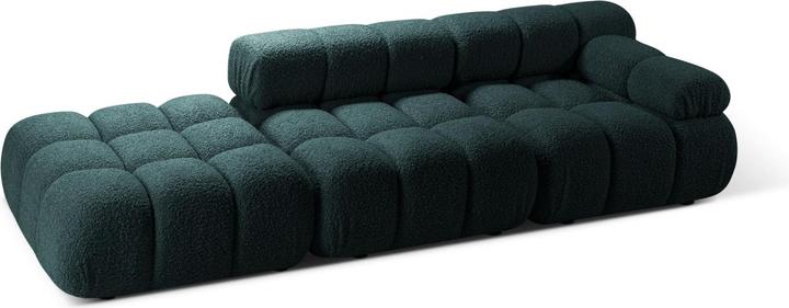 Image du produit Micadoni Canapé Modulable Droit en Velours, "Bellis", 4 Places, 282x94x70 Fabriqué en Europe (2 places, 3 places, 4 places)