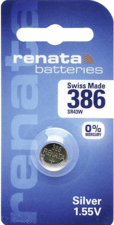 Actual product image Renata Button cell 386 1.55 V 1 pc. 130 mAh silver oxide (1 pcs., 130 mAh)