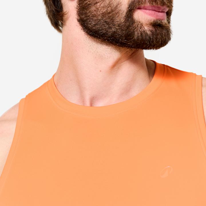 Actual product image Domyos Tank Top Herren atmungsaktiv - orange (XL)