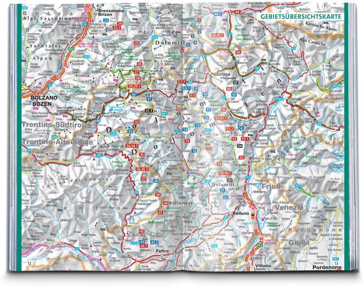 Actual product image Wanderführer Dolomiten Höhenweg 1 bis 3 (German, Michael Will, 2021)