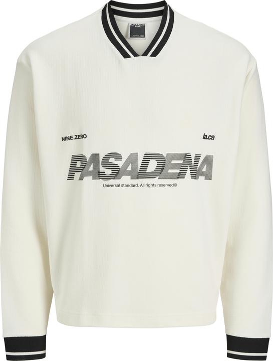 Jack & Jones Jcohorizon Sports Print Sweat Ls V-Neck