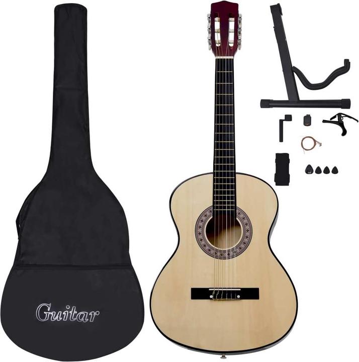 VidaXL Jahleel (Classical guitar, Nylon, Lime wood, Duroplastic plastics)