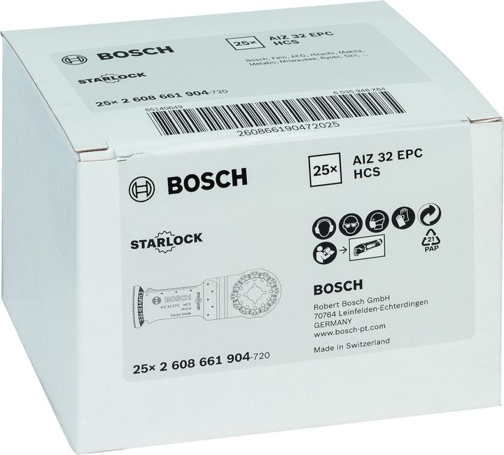 Actual product image Bosch Professional Zubehör HCS plunge-cut saw blade AIZ 32 EPC Wood