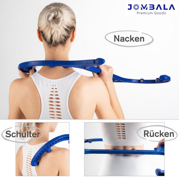 Actual product image Jombala Trigger point massager with rotating steel balls for reflex zone massage