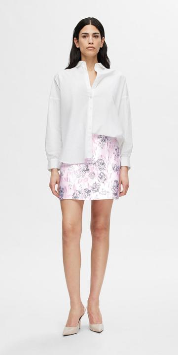 Image du produit Selected Femme Minijupe jacquard fleurie (34)