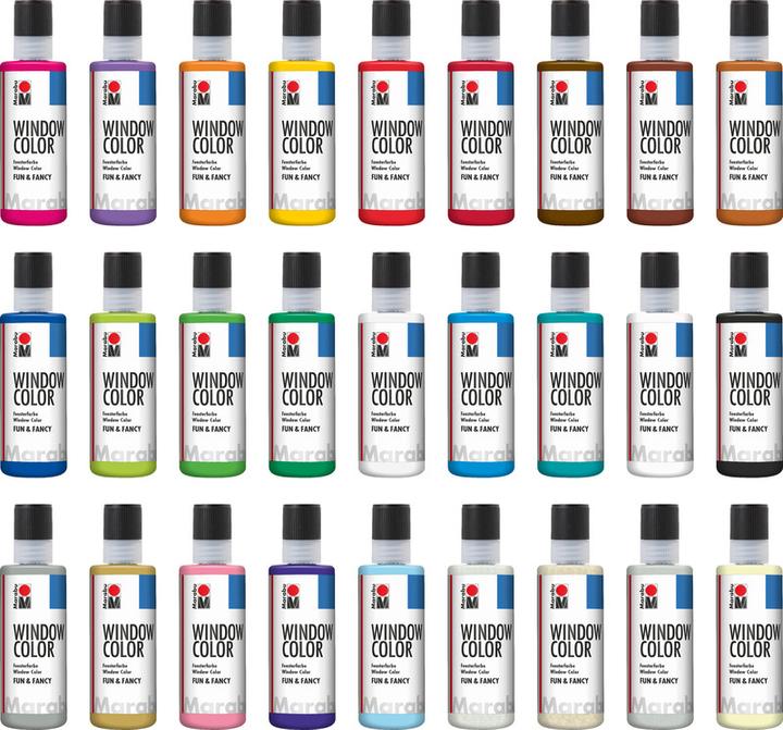 Produktbild Marabu Fenstermalfarbe Fun & Fancy (Silber, 80 ml)