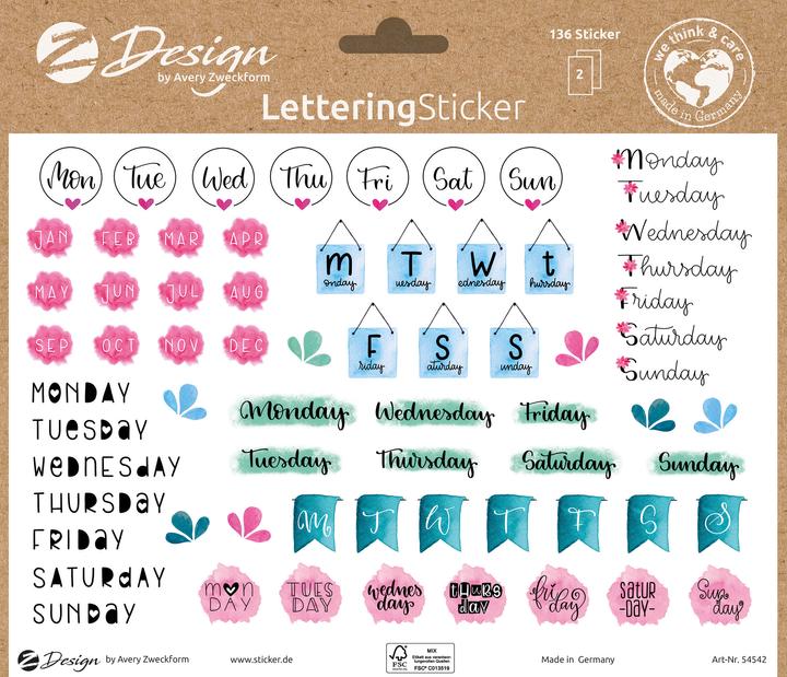 Produktbild Avery Lettering Sticker