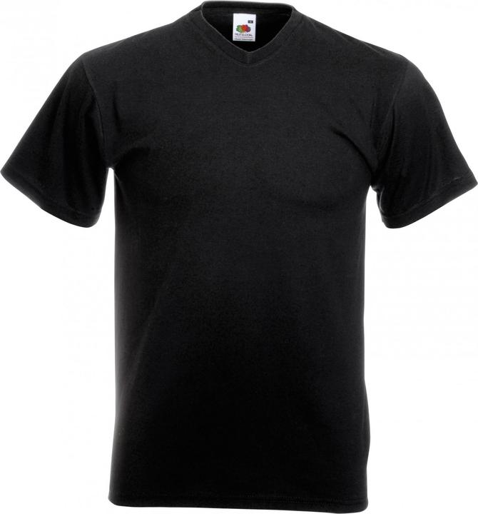 Actual product image Fruit of the Loom Valueweight Tshirt With V Neck Short Sleeve (4XL)