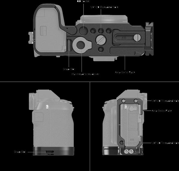 Actual product image SmallRig 4231 L Bracket for FUJIFILM X S20