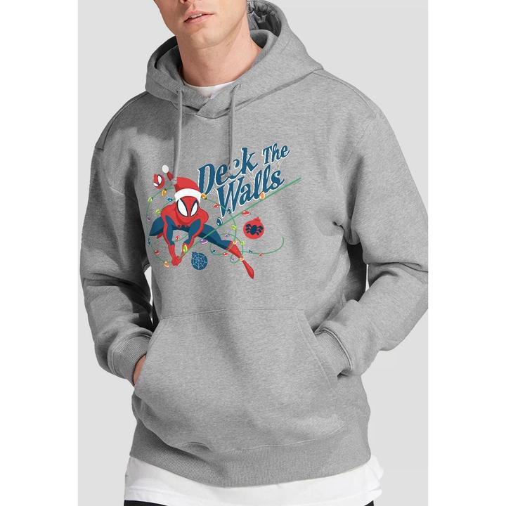 Image du produit Spiderman - Sweat à capuche DECK THE WALLS - Homme (L)