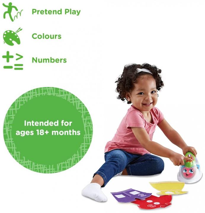 Immagine prodotto VTech 614703 Leap Frog Gioco di prestigio "Impara a stirare" interattivo (versione inglese) 18+ mesi (Inglese)