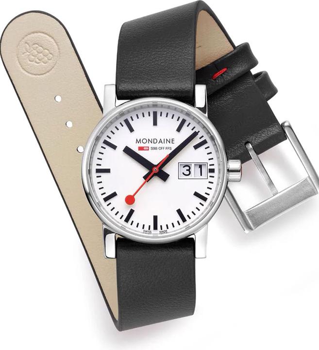 Actual product image Mondaine Evo2 (Analogue wristwatch, Swiss made, 30 mm)