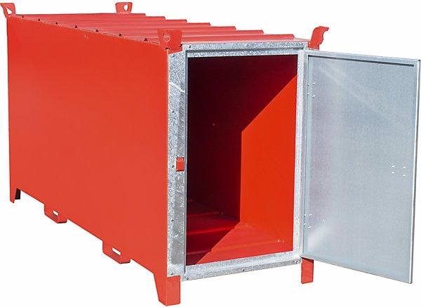Image du produit eurokraft pro Conteneur pour tubes néon, laqué, capacité 1350 l, lot de 1100 Ø 25 mm/lot de