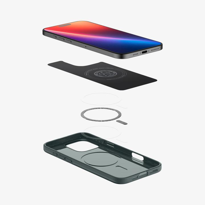 Immagine prodotto Spigen Thin Fit Mag iPhone 16 Pro Max Magsafe zielony/abyss verde ACS07981 (Apple iPhone 16 Pro Max)