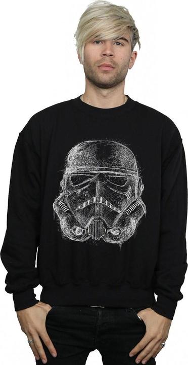 Produktbild Star Wars Stormtrooper Scribble Helmet Sweatshirt (XXL)