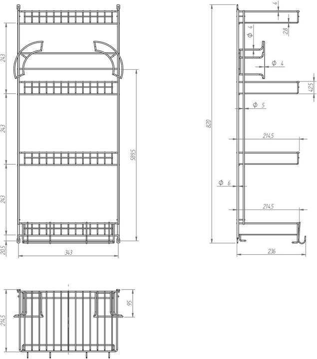 Produktbild OK-Line Putzschrankregal (1 Stk.)