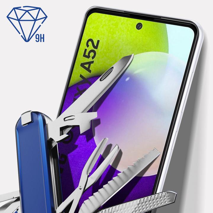 Produktbild 3MK Hardglass Max Lite Bildschirmschutz (1 Stück, Samsung Galaxy A52, Samsung Galaxy A52 5G, Samsung Galaxy A52s 5G)