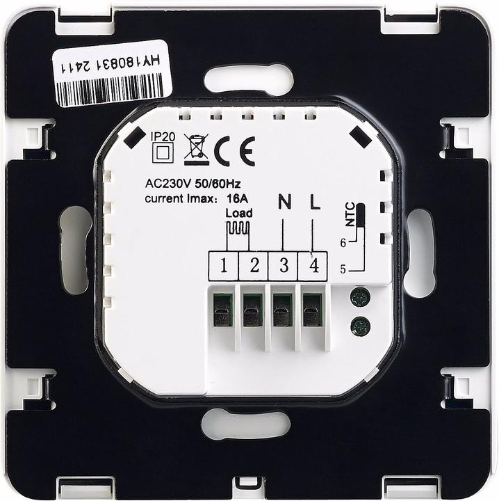 Produktbild Revolt 4er-Set Wand-Thermostate für Fussbodenheizung