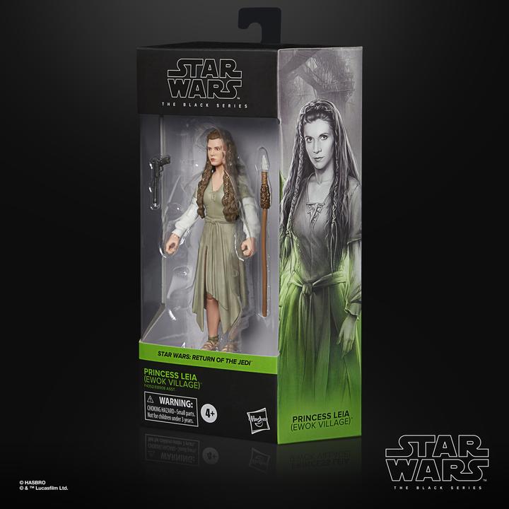 Produktbild Hasbro The Black Series Leia (Ewok Village), 15 cm grosse Figur zu Star Wars: Die Rückkehr der Jed