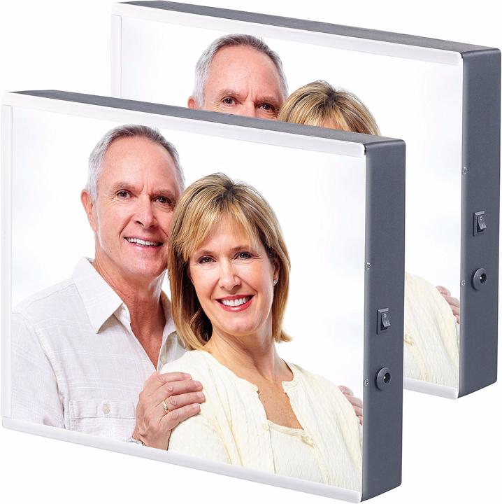 Actual product image Infactory Set of 2 LED light box for individual images (30 x 22 x 4.5 cm)