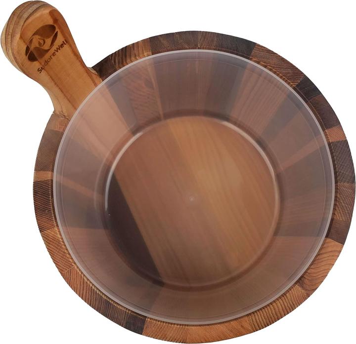 Actual product image SudoreWell Sauna Bucket, Set Bucket from Red Cedar 4,0L