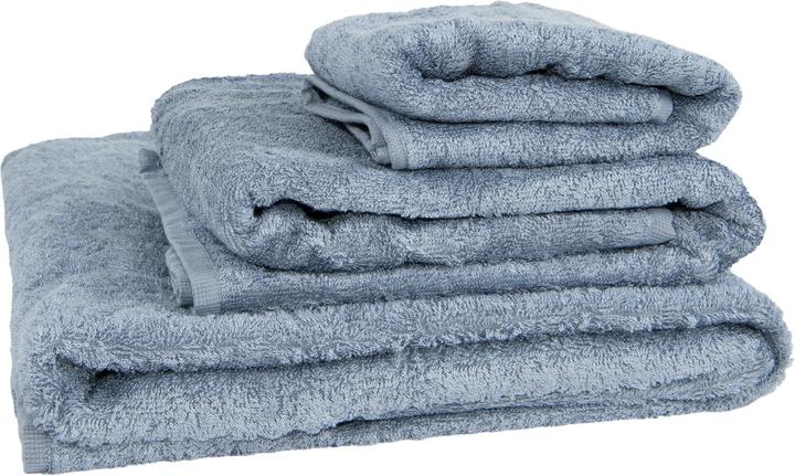 Image du produit Casativo Set de serviettes de bain et de toilette LE BETULLE, 70% fibres de bois, bleu pigeon, 3 pièces (40 x 60 cm, 60 x 100 cm)