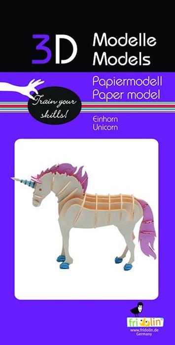 Immagine prodotto Fridolin Modello di carta 3D "Unicorno