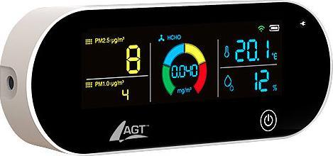 Actual product image AGT 5in1 Battery Air Quality Meter