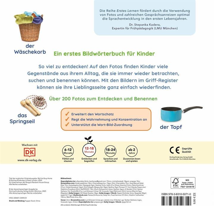 Valori nutrizionali e ingredienti Primo apprendimento. La mia casa (Tedesco)
